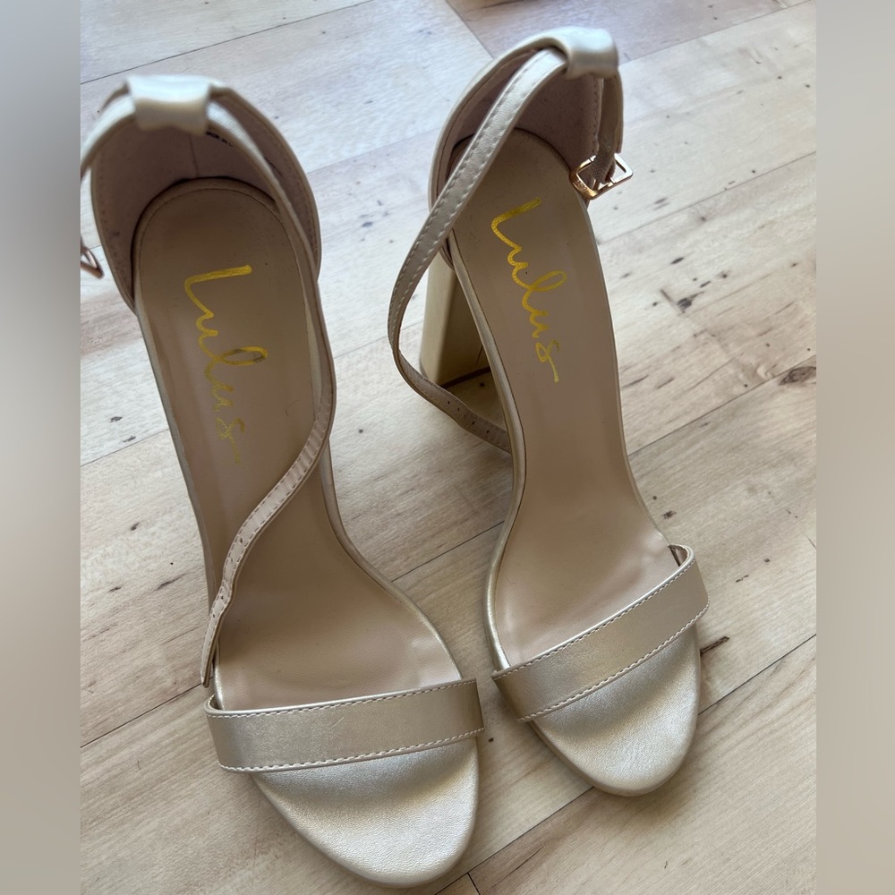 Gold Heels Lulus